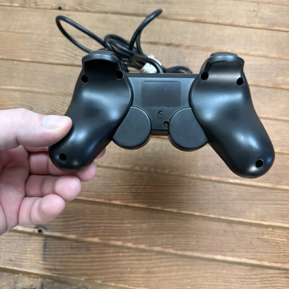 Etekcity Play‎ Station 2 Controller Black Wired Retro Video Game PS2 Replacement